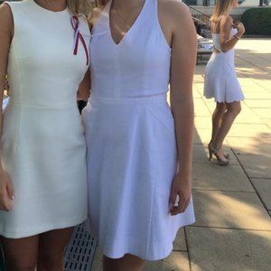 Joie white cross back dress